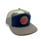7-Panel Camo OVRLND Patch hat